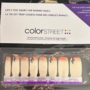 Color Street Peach Ombre Nail Strips w/ Black Cactus- Wild West
BUNDLE AND SAVE!